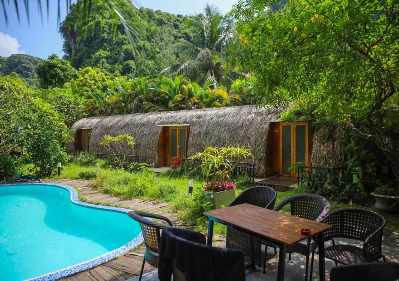 Catba Backpackers Hostel & Pool Bar Chan Chau Exterior photo