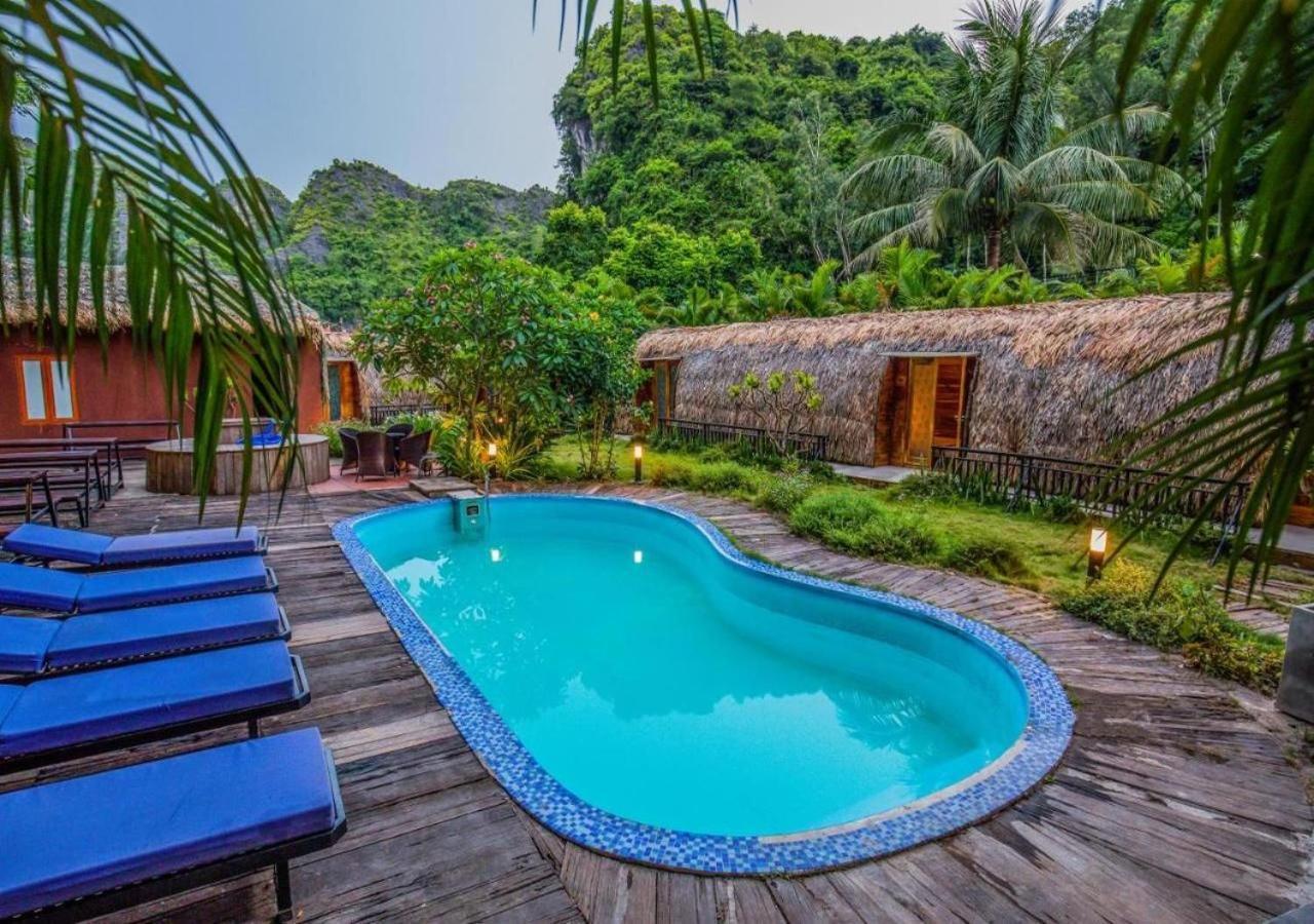Catba Backpackers Hostel & Pool Bar Chan Chau Exterior photo